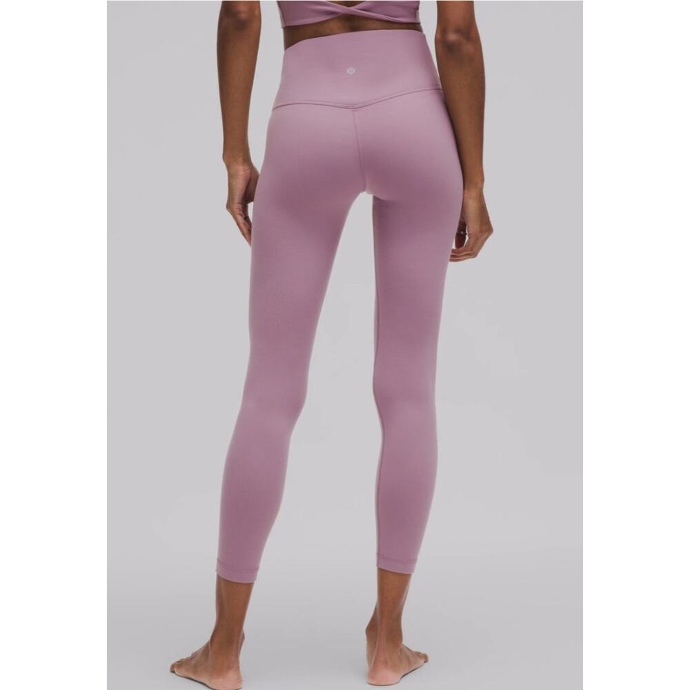 Lululemon Align High-Rise Muted Purple Leggings 28" Size 4 Yoga Pilates